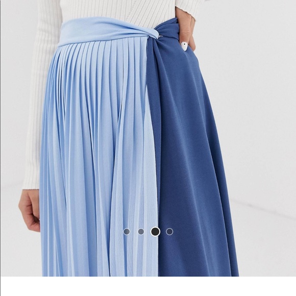 ASOS Color block Midi skirt - Picture 2 of 3